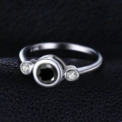 Black Spinel ring 047-04