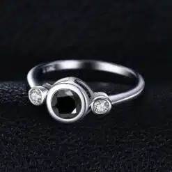 Black Spinel ring 047-04