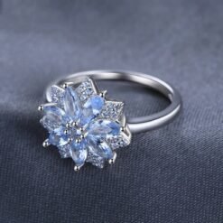 Blue Spinel ring 025-02