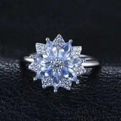 Blue Spinel ring 025-04