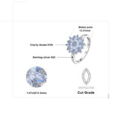 Blue Spinel ring 025-05