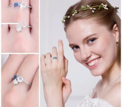 Blue Topaz ring 33-02