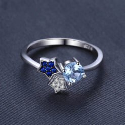 Blue Topaz ring 33-03