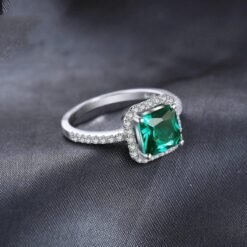 Emerald stone ring 029-2