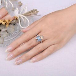 Natural Citrine ring 030-2