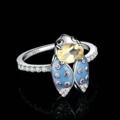 Natural Citrine ring 030-3