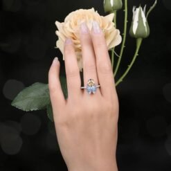 Natural Citrine ring 030-4