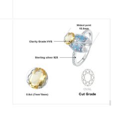 Natural Citrine ring 030-5