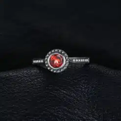 Natural Garnet ring 044-02