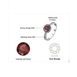 Natural Garnet ring 044-05