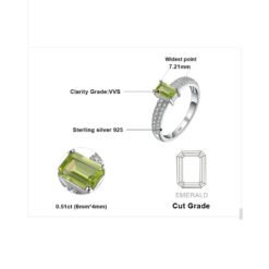 Natural Peridot ring 048-05
