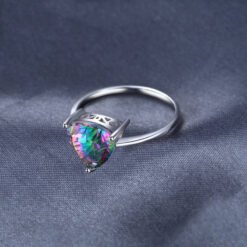 Silver ring with stone 084-04