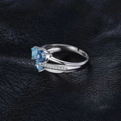 blue stone ring 089-02