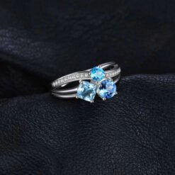 blue stone ring 089-03