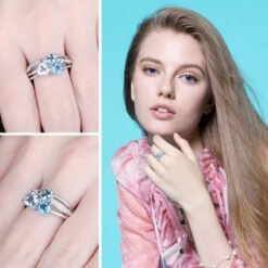 blue stone ring 089-04
