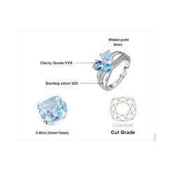 blue stone ring 089-05