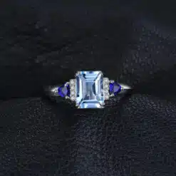 blue topaz engagement ring 07504