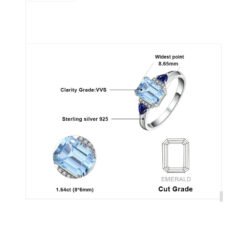blue topaz engagement ring 07505