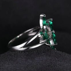 emerald Cocktail Ring 039-04
