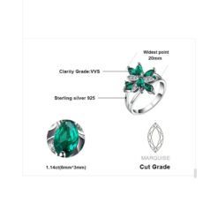 emerald Cocktail Ring 039-05
