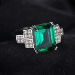 emerald cut ring 032-2