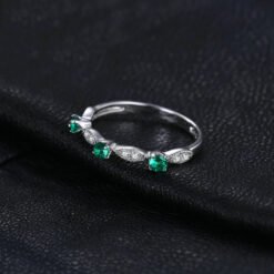 green stone rings 077-04