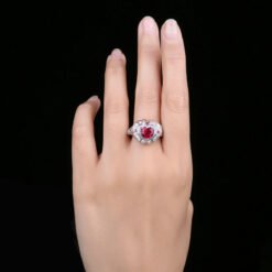 heart shaped ring engagement 053-02