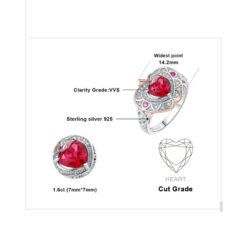 heart shaped ring engagement 053-05