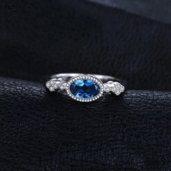 london blue topaz ring 45-04