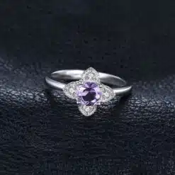 purple amethyst ring 082-04
