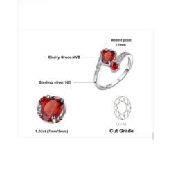 red garnet rings 074-05