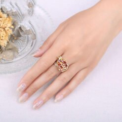 ring with stone 087-02