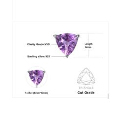 Amethyst jewelry set 120-05