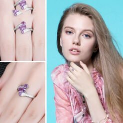 Amethyst silver ring 096-03