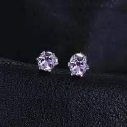 Amethyst stud 157-02