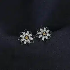 Black Spinel earrings 175-02
