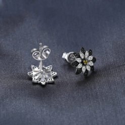 Black Spinel earrings 175-04