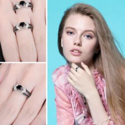 Black Spinel ring 094-03