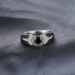 Black Spinel ring 094-04