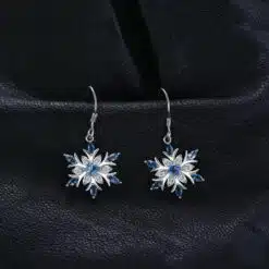 Blue Topaz Drop Earrings 127-02
