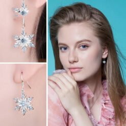 Blue Topaz Drop Earrings 127-03