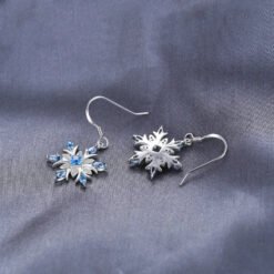 Blue Topaz Drop Earrings 127-04