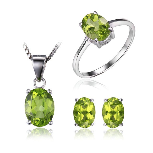 Peridot Jewelry set 123-05