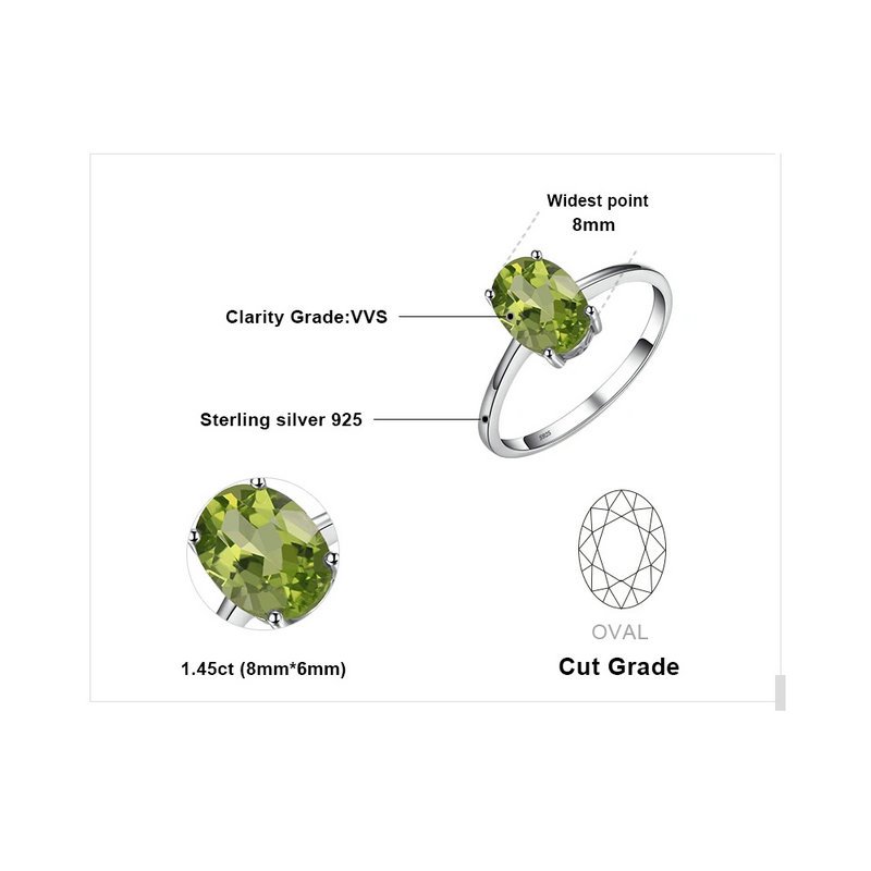 Peridot Jewelry set 123-11