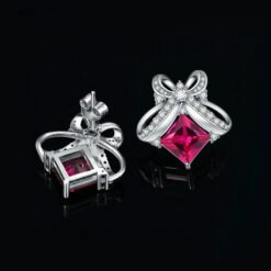 Pink Sapphire earrings 132-03