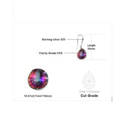 Silver Dangle Earrings 133-05