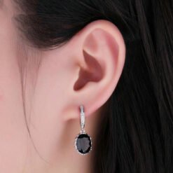 Silver Drop Earrings 172-03