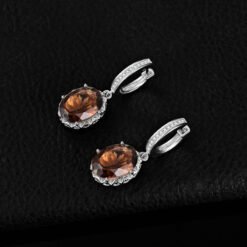 Silver Drop Earrings 172-04