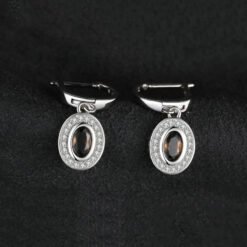 Smoky Quartz earrings 146-02