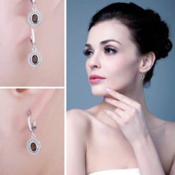Smoky Quartz earrings 146-03